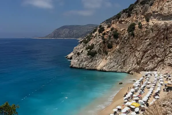 Strandbucht Kaputaş an der Türkischen Riviera