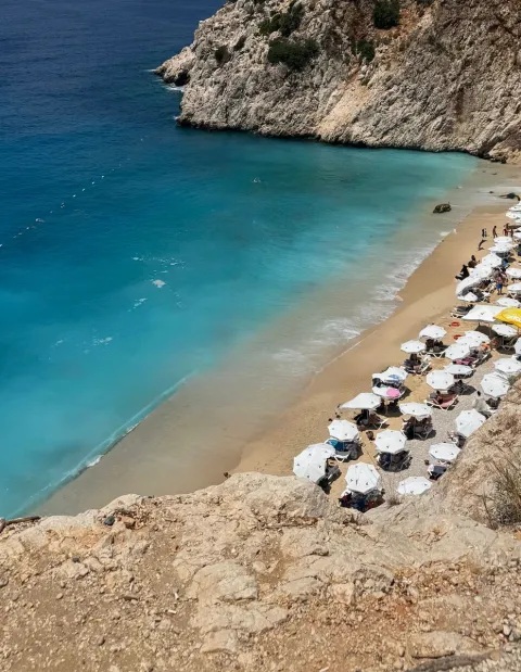 Strandbucht Kaputaş bei Kaş an der Türkischen Riviera